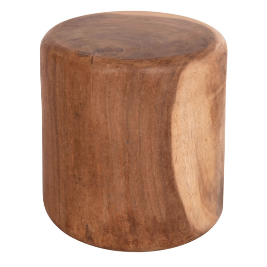 Σκαμπο στρογγυλο tobi hm9791.11 μασιφ ξυλο suar--φυσικο φ39x42υεκ. **