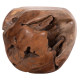 Βοηθητικο τραπεζι loggy hm18295 ξυλο teak--φυσικο 50x50x50υεκ. **
