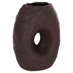 Επιτραπεζιο διακοσμητικο βαζο namentis hm4673.07l σοκολατι τερακοτα--26.5x16x36.5υεκ **