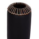 Επιτραπεζιο διακοσμητικο βαζο lennox hm4675.01s tερακοτα σε μαυρο--φ18x33υεκ. **
