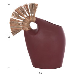 Επιτραπεζιο διακοσμητικο alica2 hm4671.06 βυσσινι τερακοτα & grass--44x18x50υεκ. ** Επιτραπεζιο διακοσμητικο alica2 hm4671.06 βυσσινι τερακοτα & grass--44x18x50υεκ. **