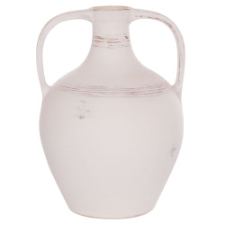 Διακοσμητικοσ αμφορεασ feax hm4676.02s λευκη τερακοτα--35x35x48υεκ. **