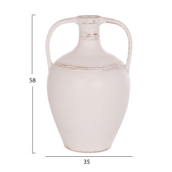 Διακοσμητικοσ αμφορεασ feax hm4676.02l λευκη τερακοτα--35x35x58υεκ. ** Διακοσμητικοσ αμφορεασ feax hm4676.02l λευκη τερακοτα--35x35x58υεκ. **