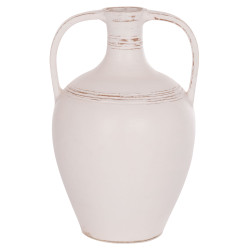 Διακοσμητικοσ αμφορεασ feax hm4676.02l λευκη τερακοτα--35x35x58υεκ. **