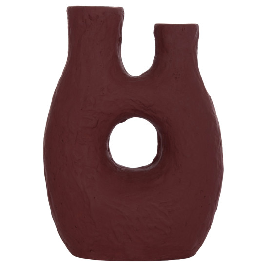 Επιτραπεζιο διακοσμητικο βαζο namentis hm4665.03l βυσσινι τερακοτα--27x13.5x37υεκ ** Επιτραπεζιο διακοσμητικο βαζο namentis hm4665.03l βυσσινι τερακοτα--27x13.5x37υεκ **