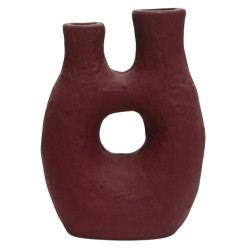 Επιτραπεζιο διακοσμητικο βαζο namentis hm4665.03l βυσσινι τερακοτα--27x13.5x37υεκ **