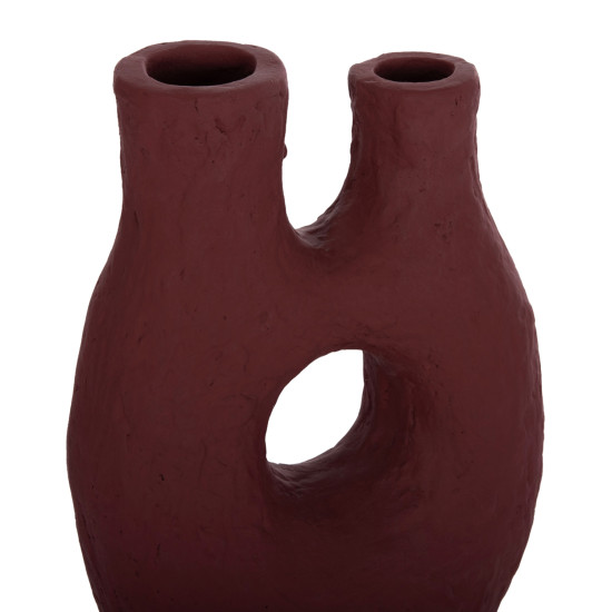 Επιτραπεζιο διακοσμητικο βαζο namentis hm4665.03l βυσσινι τερακοτα--27x13.5x37υεκ ** Επιτραπεζιο διακοσμητικο βαζο namentis hm4665.03l βυσσινι τερακοτα--27x13.5x37υεκ **