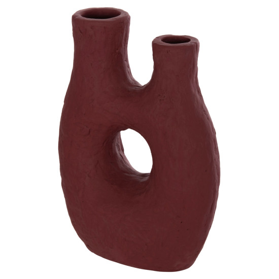 Επιτραπεζιο διακοσμητικο βαζο namentis hm4665.03l βυσσινι τερακοτα--27x13.5x37υεκ ** Επιτραπεζιο διακοσμητικο βαζο namentis hm4665.03l βυσσινι τερακοτα--27x13.5x37υεκ **