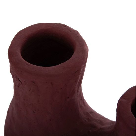 Επιτραπεζιο διακοσμητικο βαζο namentis hm4665.03l βυσσινι τερακοτα--27x13.5x37υεκ ** Επιτραπεζιο διακοσμητικο βαζο namentis hm4665.03l βυσσινι τερακοτα--27x13.5x37υεκ **