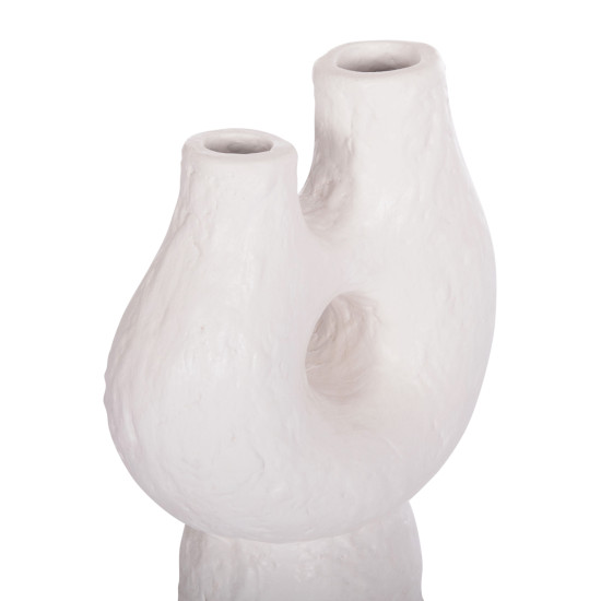 Επιτραπεζιο διακοσμητικο βαζο namentis hm4665.02s λευκη τερακοτα--26x15x32.5υεκ ** Επιτραπεζιο διακοσμητικο βαζο namentis hm4665.02s λευκη τερακοτα--26x15x32.5υεκ **