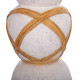 Διακοσμητικο βαζο δαπεδου maynard hm4672.02l fiber cement λευκο--rattan φ32x62.5υεκ. **