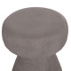Σκαμπο στρογγυλο interon hm18171.03 fiber cement σε γκρι--φ34x39υεκ. **