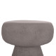 Σκαμπο στρογγυλο interon hm18171.03 fiber cement σε γκρι--φ34x39υεκ. **