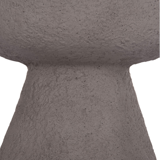 Σκαμπο στρογγυλο interon hm18171.03 fiber cement σε γκρι--φ34x39υεκ. **