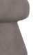 Σκαμπο στρογγυλο interon hm18171.03 fiber cement σε γκρι--φ34x39υεκ. **
