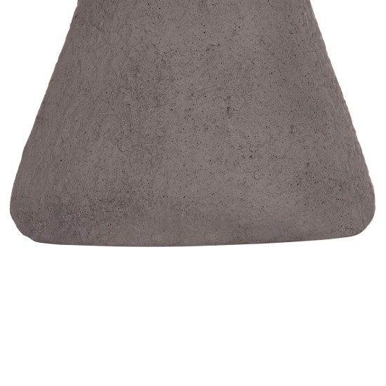 Σκαμπο στρογγυλο interon hm18171.03 fiber cement σε γκρι--φ34x39υεκ. **