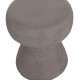 Σκαμπο στρογγυλο interon hm18171.03 fiber cement σε γκρι--φ34x39υεκ. **