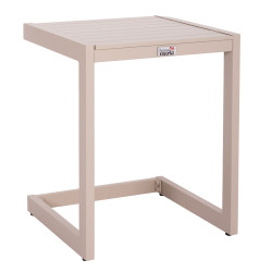 Τραπεζακι ξαπλωστρασ belling hm6274.04 αλουμινιο σε σαμπανι 42x43x53υεκ. **