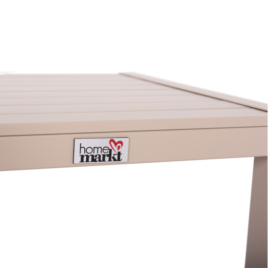 Τραπεζακι ξαπλωστρασ belling hm6274.04 αλουμινιο σε σαμπανι 42x43x53υεκ. **