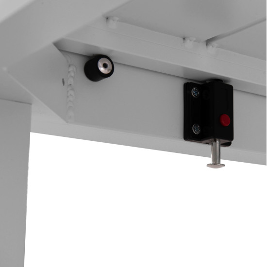 Σετ τραπεζαριασ εξ.χωρου 7τμχ krum hm21132 λευκο αλουμινιο--p.e.twisted rattan **