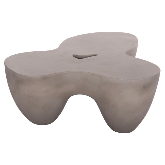 Τραπεζι σαλονιου sallen hm18161.03 fiber cement σε γκρι--108x94x38,5υεκ. **