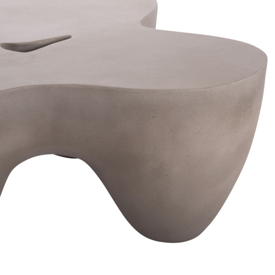 Τραπεζι σαλονιου sallen hm18161.03 fiber cement σε γκρι--108x94x38,5υεκ. **