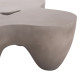 Τραπεζι σαλονιου sallen hm18161.03 fiber cement σε γκρι--108x94x38,5υεκ. **