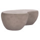 Τραπεζι σαλονιου gerson hm18151.03l fiber cement σε γκρι--122x78,5x40υεκ. **