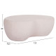 Τραπεζι σαλονιου gerson hm18151.02l fiber cement σε λευκο--122x78,5x40υεκ. **
