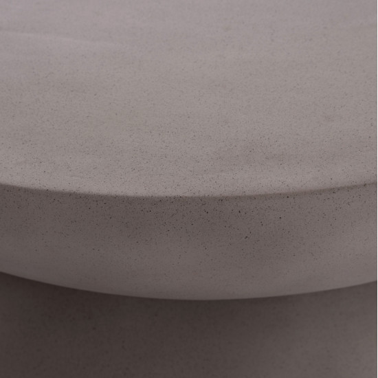 Τραπεζι σαλονιου anna hm18158.03 fiber cement σε γκρι--φ92x44.5υεκ **