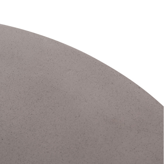 Τραπεζι σαλονιου anna hm18158.03 fiber cement σε γκρι--φ92x44.5υεκ **