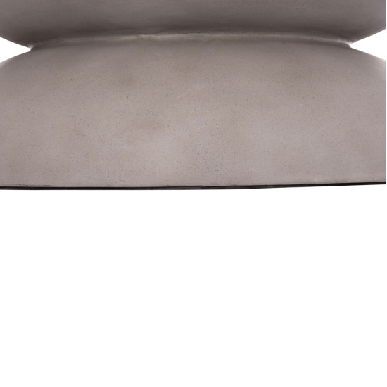 Τραπεζι σαλονιου anna hm18158.03 fiber cement σε γκρι--φ92x44.5υεκ **