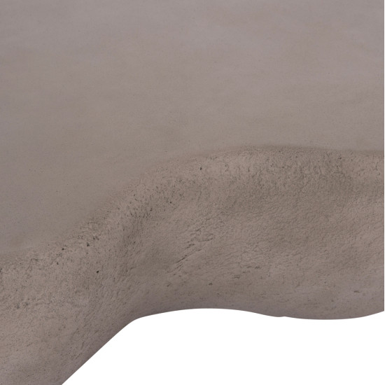 Τραπεζι σαλονιου gerson hm18151.03s fiber cement σε γκρι--104x72x40υεκ. **