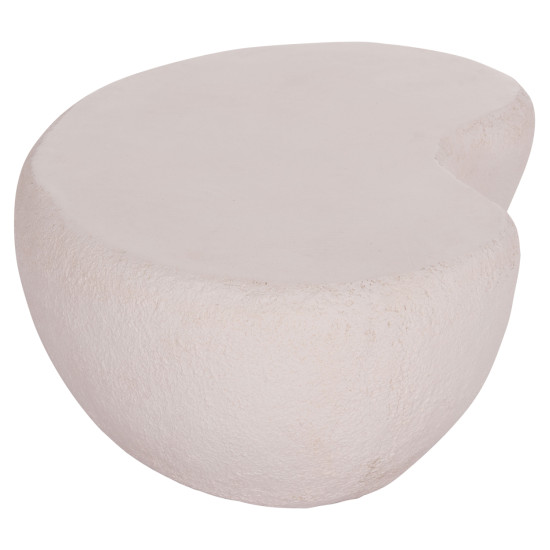 Τραπεζι σαλονιου gerson hm18151.02s fiber cement σε λευκο--104x72x40υεκ. **