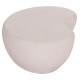 Τραπεζι σαλονιου gerson hm18151.02s fiber cement σε λευκο--104x72x40υεκ. **