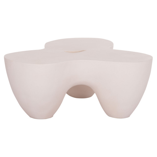 Τραπεζι σαλονιου sallen hm18161.02 fiber cement σε λευκο--108x94x38,5υεκ. **