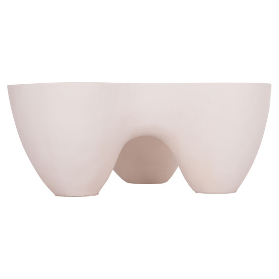 Τραπεζι σαλονιου sallen hm18161.02 fiber cement σε λευκο--108x94x38,5υεκ. **