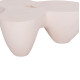 Τραπεζι σαλονιου sallen hm18161.02 fiber cement σε λευκο--108x94x38,5υεκ. **