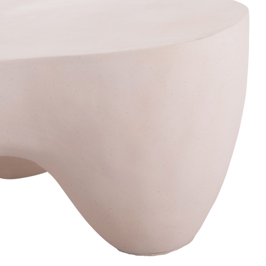 Τραπεζι σαλονιου sallen hm18161.02 fiber cement σε λευκο--108x94x38,5υεκ. **