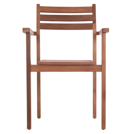 Πολυθρονα kempo hm6358 ξυλο teak σε φυσικο--58x58,5x88υεκ. **