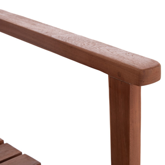 Πολυθρονα kempo hm6358 ξυλο teak σε φυσικο--58x58,5x88υεκ. **