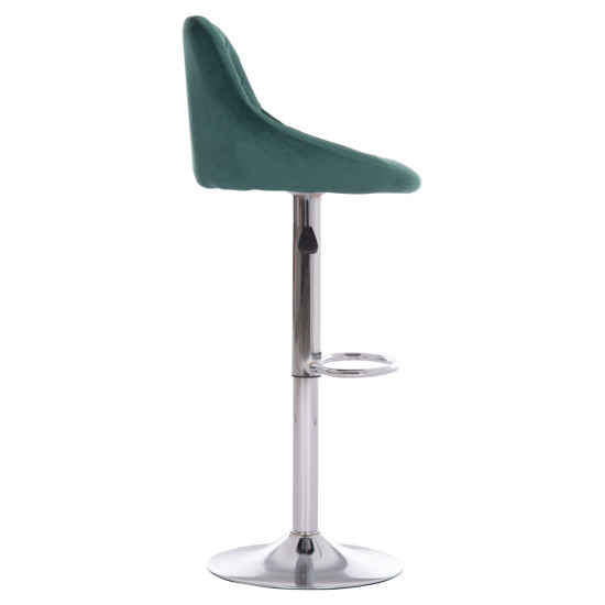 ΣΚΑΜΠΟ ΜΠΑΡ ROSE HM204.46 ΜΕ ΑΜΟΡΤΙΣΕΡ ΧΡΩΜΙΟΥ & ΚΥΠΑΡΙΣΣΙ ΒΕΛΟΥΔΟ 48x45x105Υεκ. - 2τεμ **