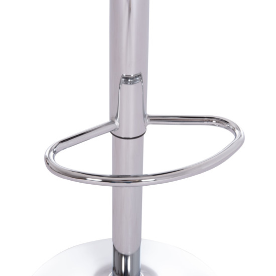ΣΚΑΜΠΟ ΜΠΑΡ ROSE HM204.22 ΜΕ ΑΜΟΡΤΙΣΕΡ ΧΡΩΜΙΟΥ & ΛΕΥΚΟ PU 48x45x105Υεκ. - 2τεμ **