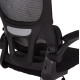 Καρεκλα γραφειου baston hm18236.01 μαυρο mesh & pp σκελετοσ 64x60x117-127υεκ. **