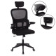 Καρεκλα γραφειου baston hm18236.01 μαυρο mesh & pp σκελετοσ 64x60x117-127υεκ. **