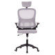 Καρεκλα γραφειου baston hm18236.02 γκρι mesh & μαυρο pp σκελετοσ 64x60x127υεκ. **