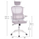 Καρεκλα γραφειου baston hm18236.03 γκρι mesh & λευκοσ pp σκελετοσ 64x60x127υεκ. **