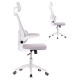 Καρεκλα γραφειου baston hm18236.03 γκρι mesh & λευκοσ pp σκελετοσ 64x60x127υεκ. **