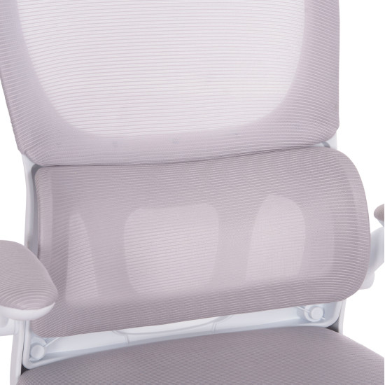 Καρεκλα γραφειου baston hm18236.03 γκρι mesh & λευκοσ pp σκελετοσ 64x60x127υεκ. **