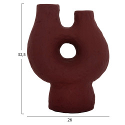 Επιτραπεζιο διακοσμητικο βαζο namentis hm4665.03s βυσσινι τερακοτα--26x15x32.5υεκ ** Επιτραπεζιο διακοσμητικο βαζο namentis hm4665.03s βυσσινι τερακοτα--26x15x32.5υεκ **